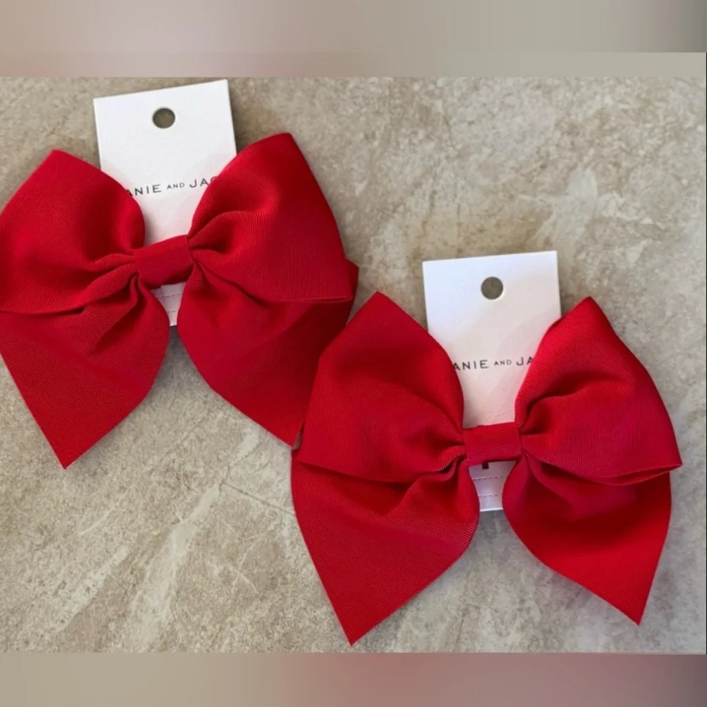 Janie and Jack (2)Bow Barrettes
